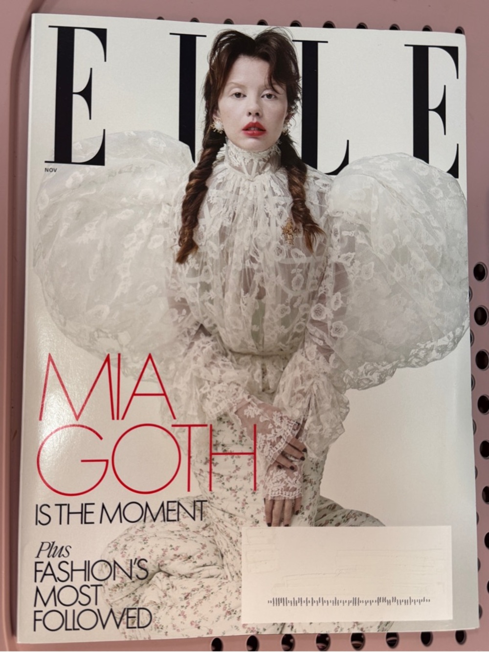 Elle Magazine Mia Goth